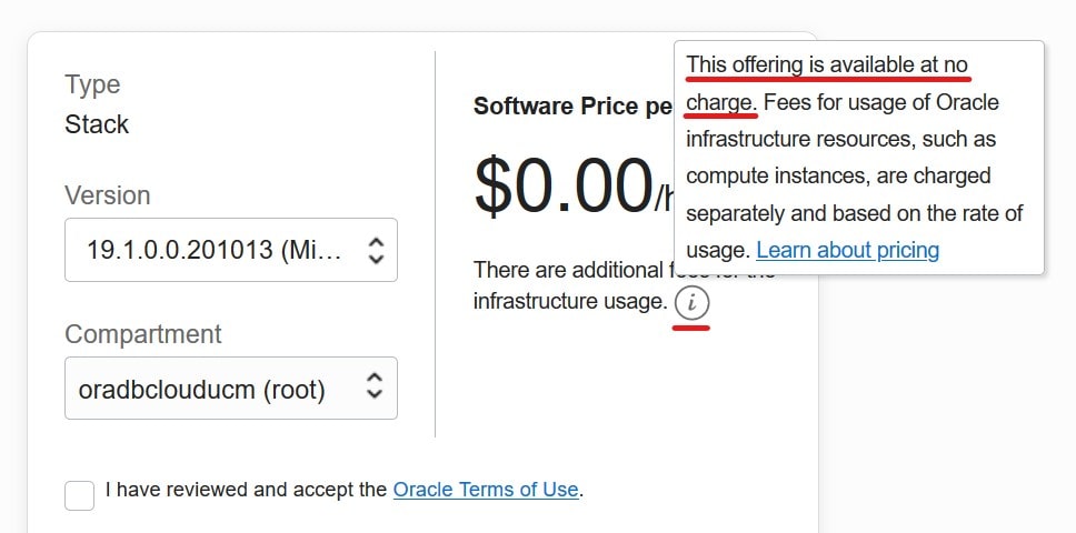 This version of Oracle GoldenGate is available for free but you have to pay for the underlying infrastructure