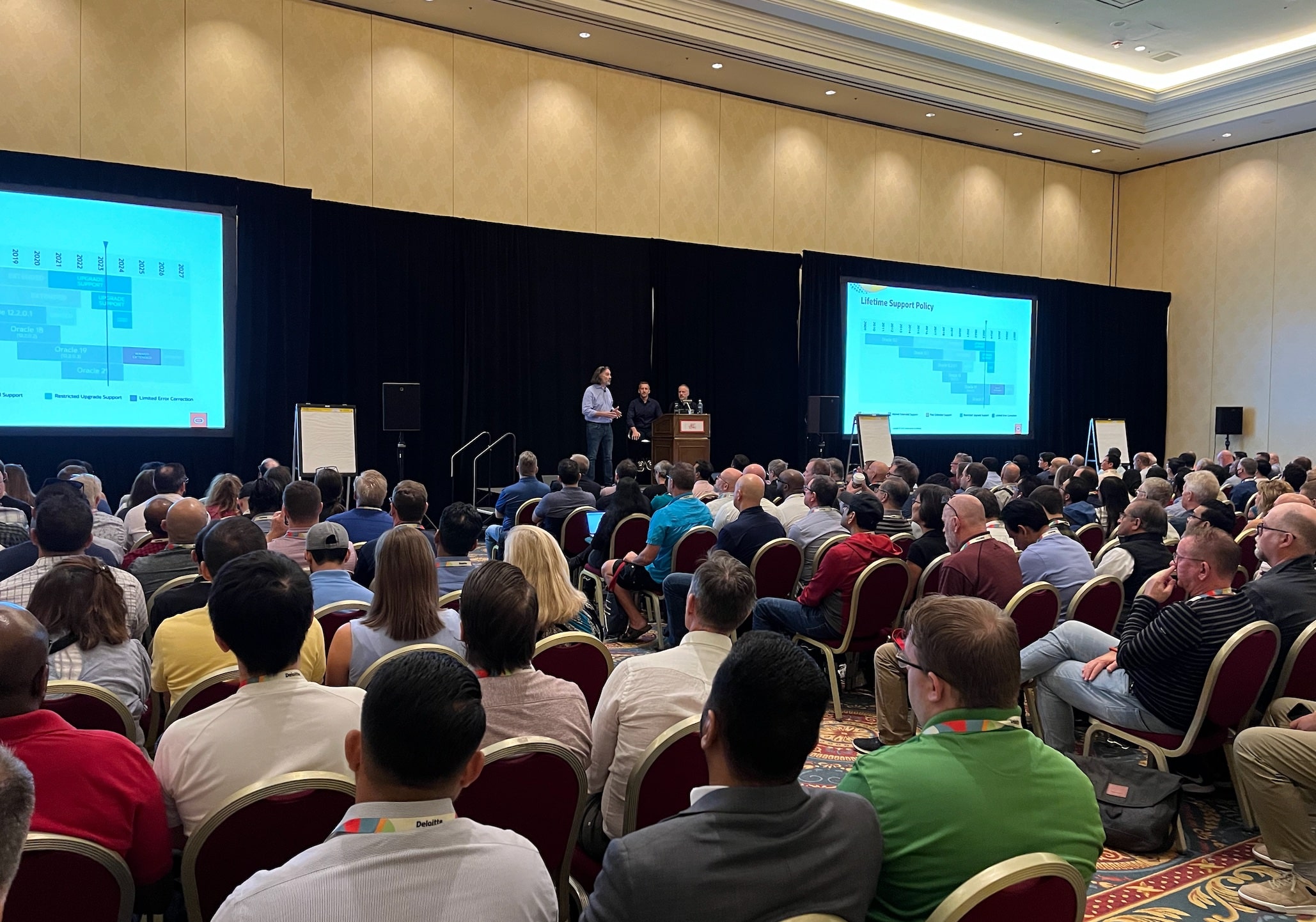 Audience at upgrade talk