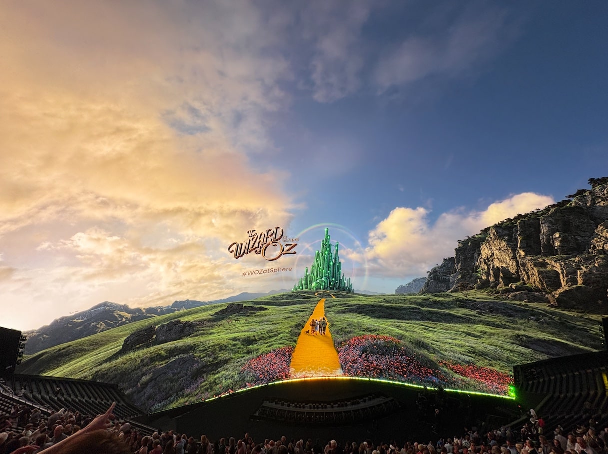 The opening screen of The Wizard of Oz